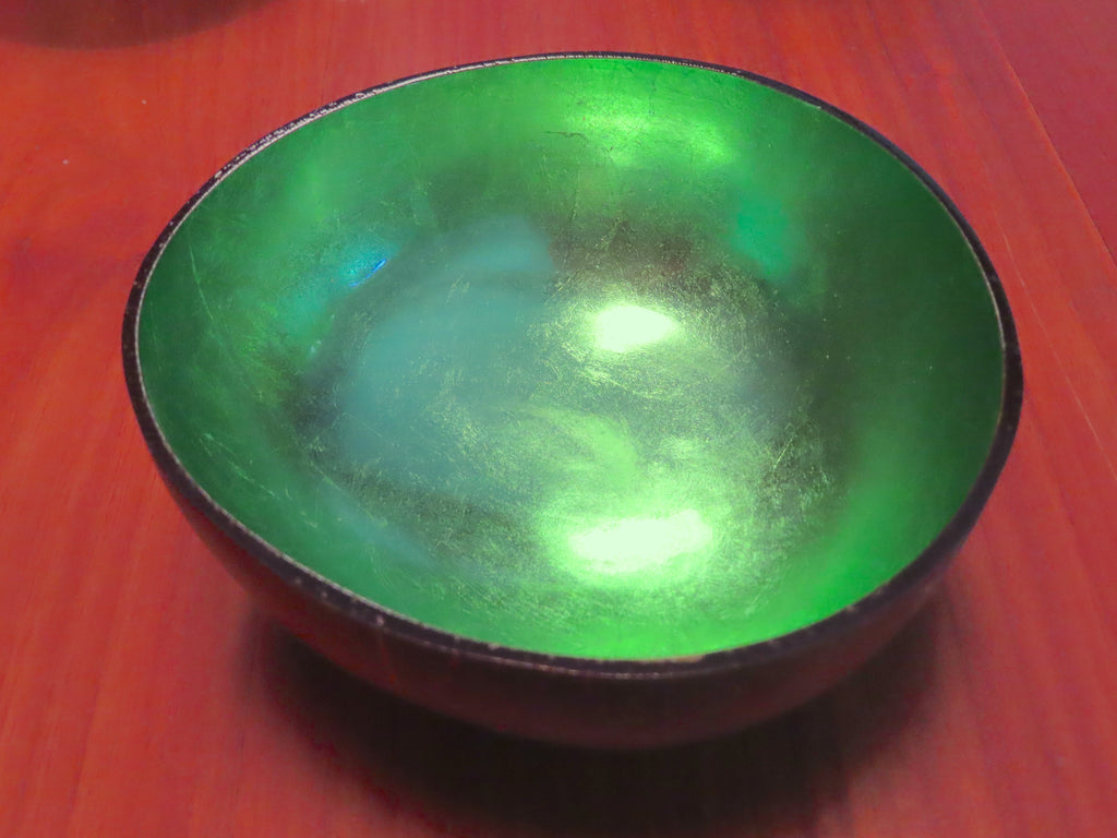 Coconut Shell Bowl-Green