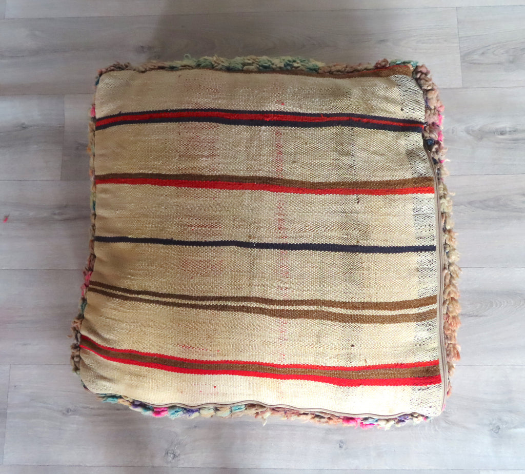 Vintage Moroccan Boujaad Floor Cushion 237