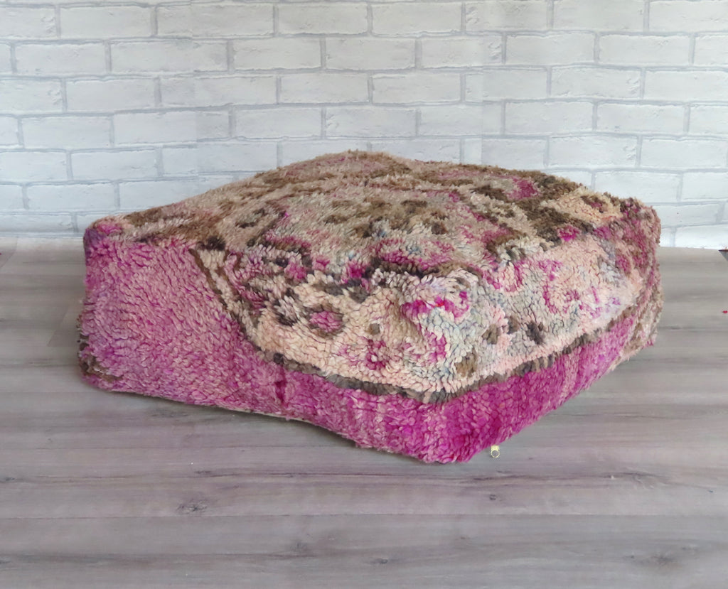 Vintage Moroccan Boujaad Floor Cushion 241