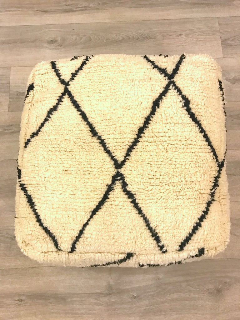 Beni Ourain Moroccan Floor Cushion B21