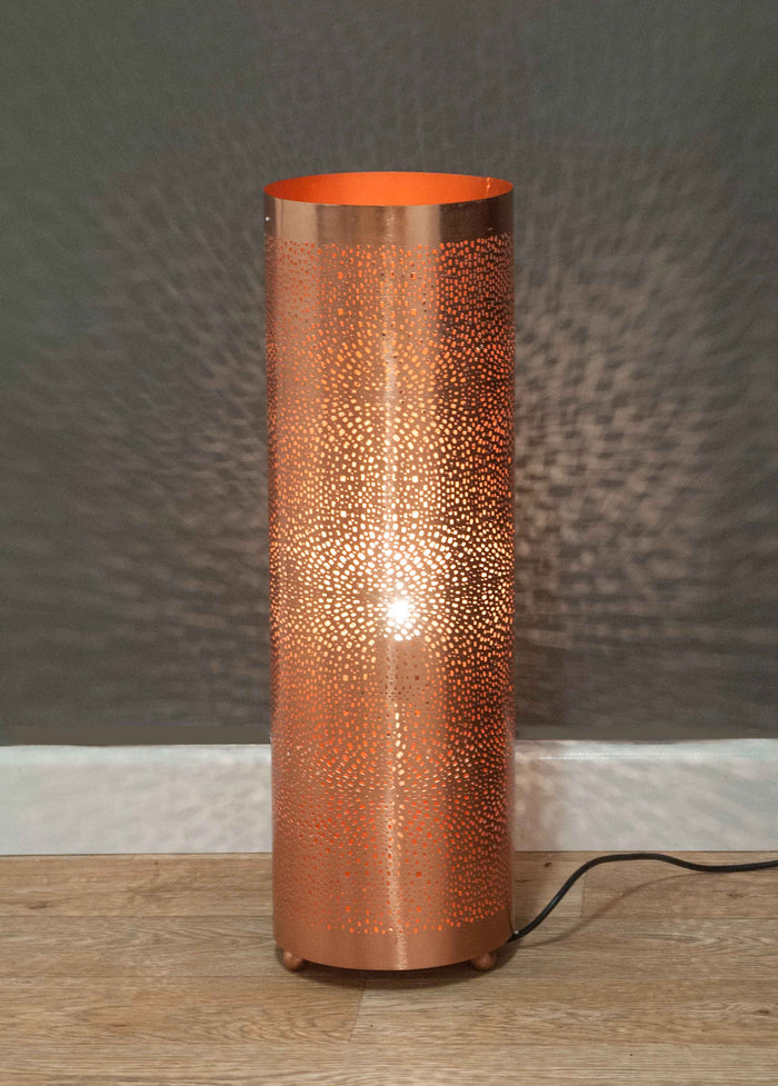Rose Gold Floor/Table Lamp Cylinder-Large