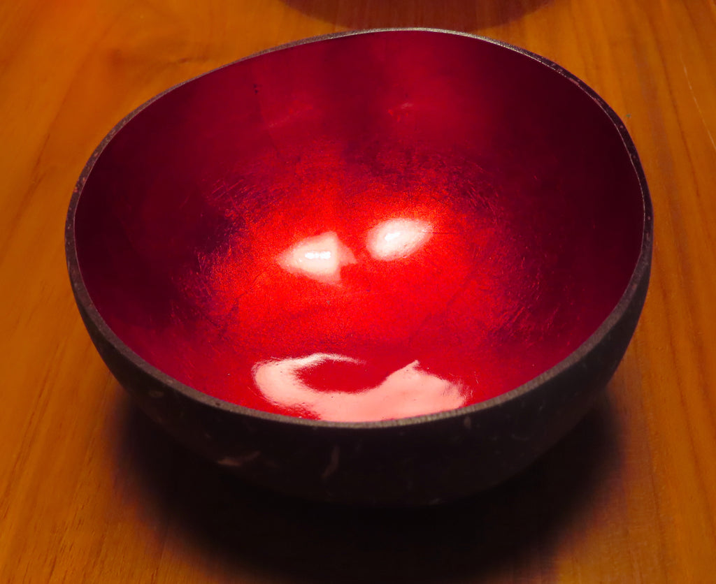 Coconut Shell Bowl-Red