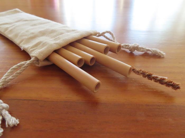 Bamboo Straws-eco friendly, reusable, biodegradable.