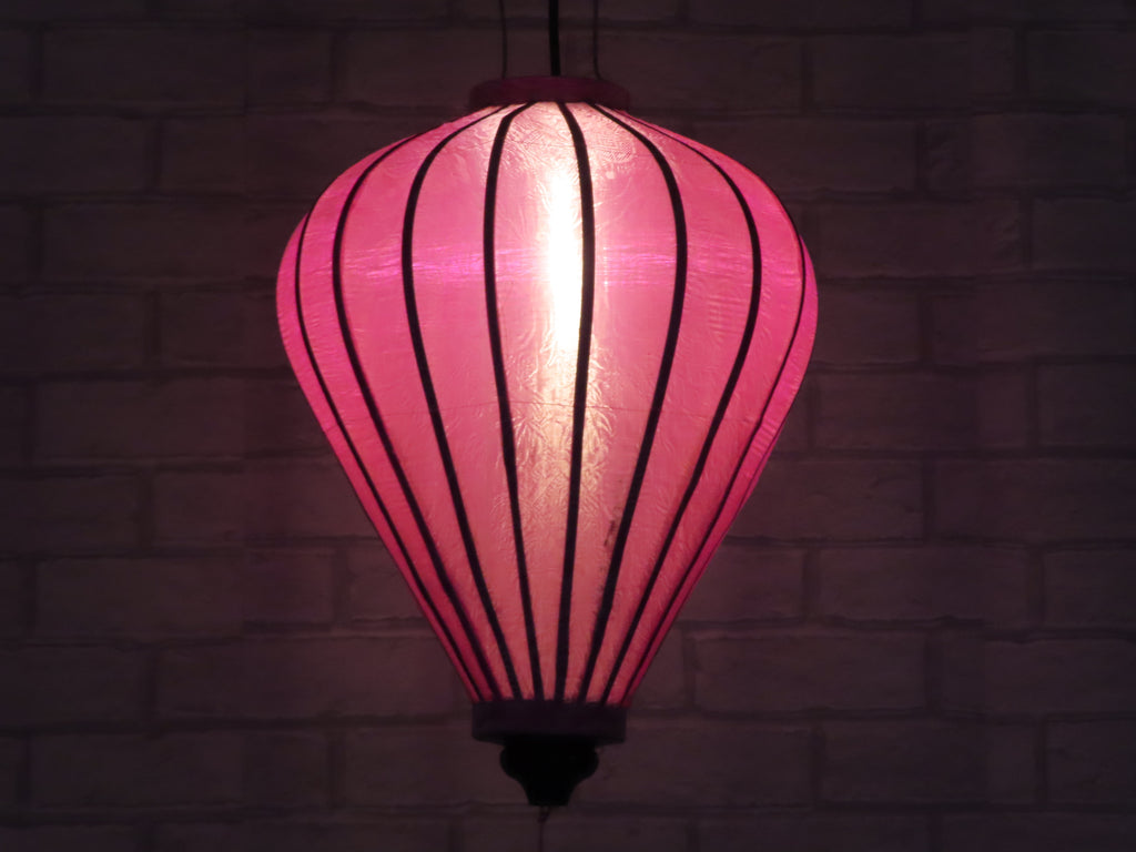 Vietnamese Silk Lantern-Pink