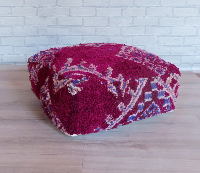 Vintage Moroccan Boujaad Floor Cushion 209