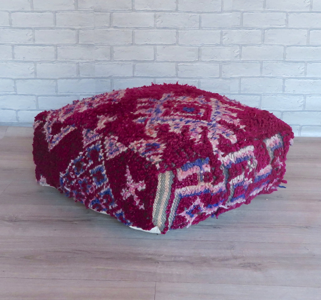 Vintage Moroccan Boujaad Floor Cushion 209