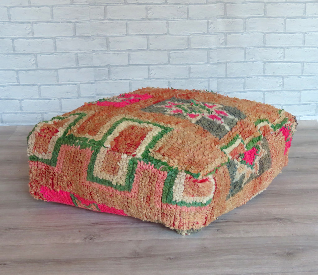 Vintage Moroccan Boujaad Floor Cushion 232