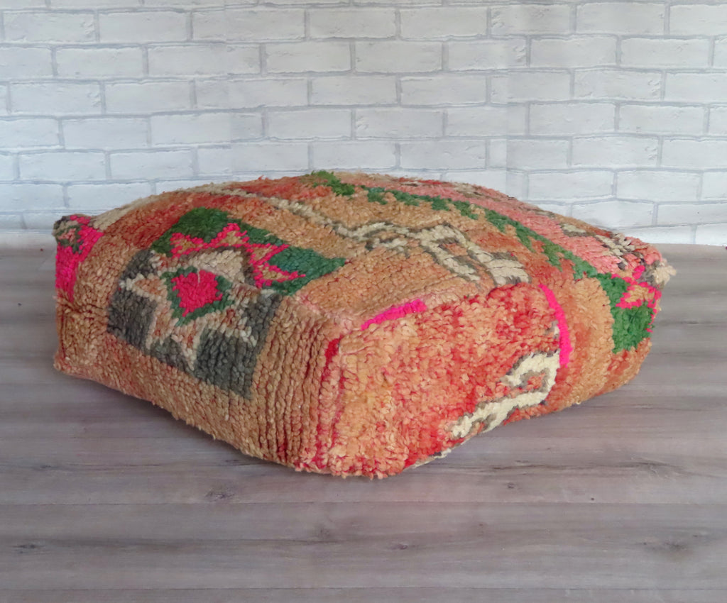 Vintage Moroccan Boujaad Floor Cushion 242