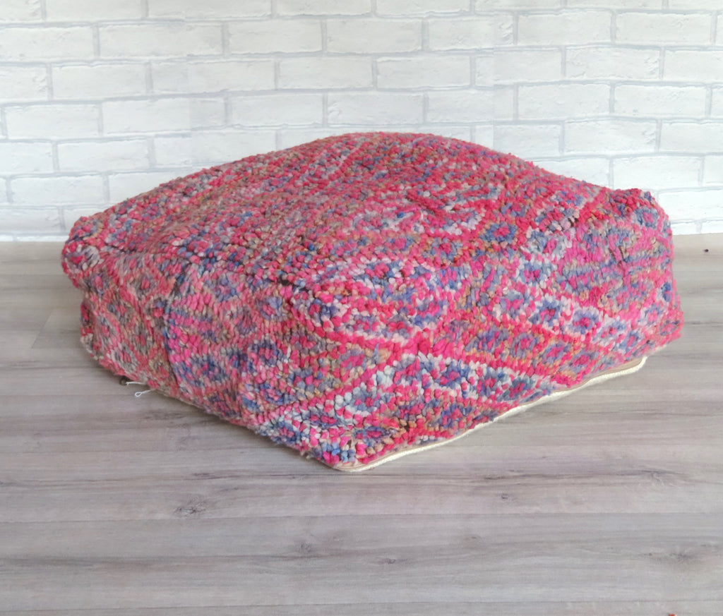 Vintage Moroccan Boujaad Floor Cushion 247