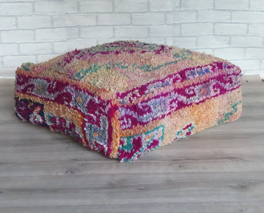 Vintage Moroccan Boujaad Floor Cushion 249