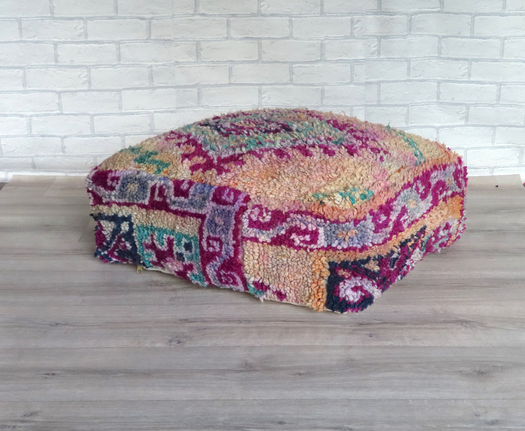 Vintage Moroccan Boujaad Floor Cushion 249