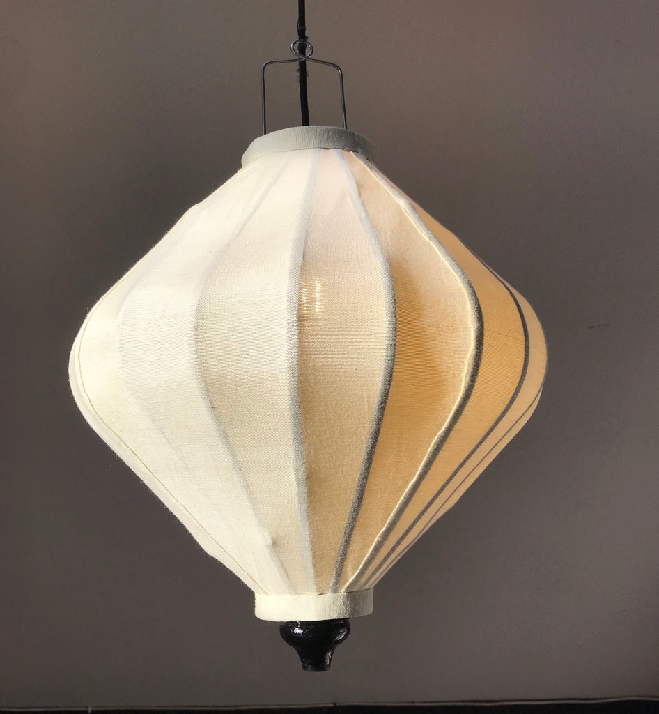 Vietnamese Silk Lantern-Cream