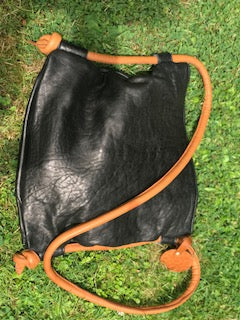 Hamimi Hayat Backpack/Shoulder Bag Black/Tan