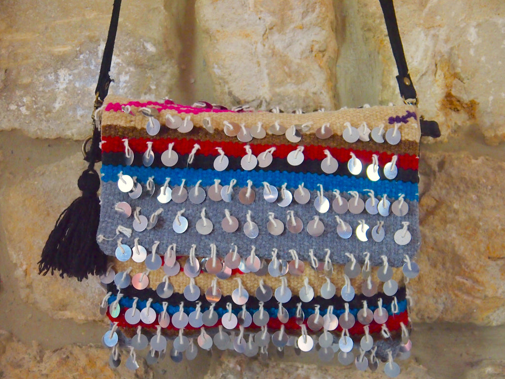 Moroccan Handira shoulder bag