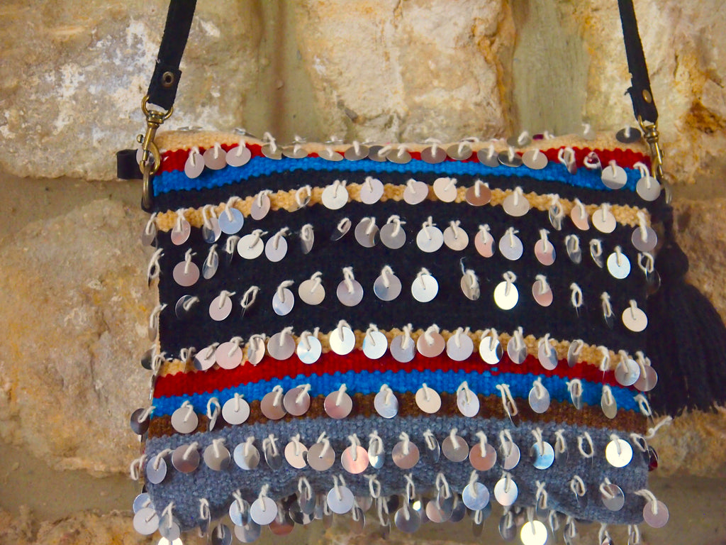 Moroccan Handira shoulder bag