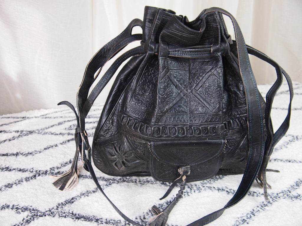 Heritage Tote Embossed Leather Bag